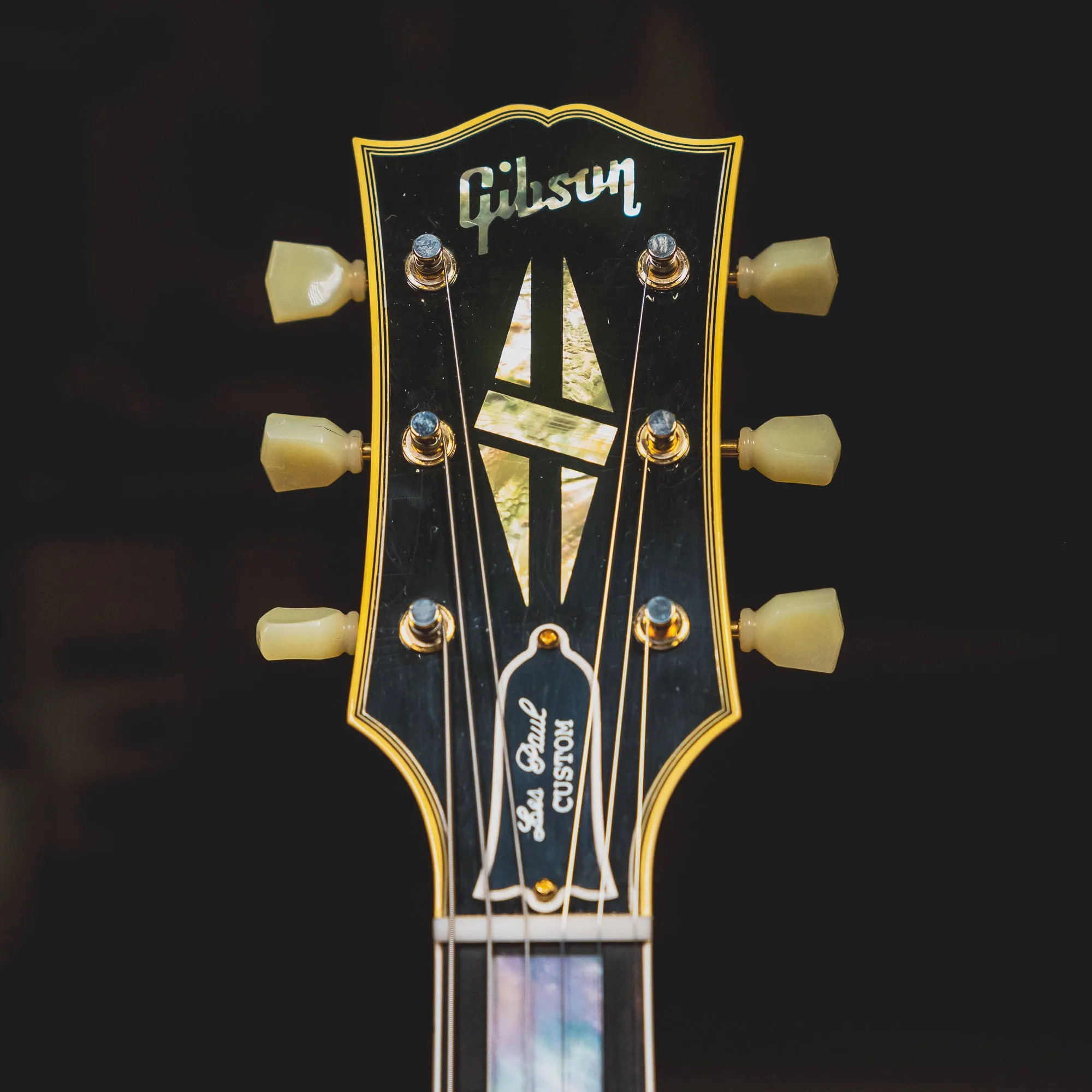 2021 Gibson Custom Shop '57 Les Paul Custom, Ebony Ultra Light Murphy Lab Aged w/ OHSC - Used
