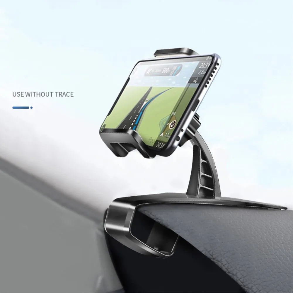 3 in 1 Car GPS Smartphone Holder: Dashboard / Visor Clamp   AC Grid Clip for Huawei P Smart (2019) - Black
