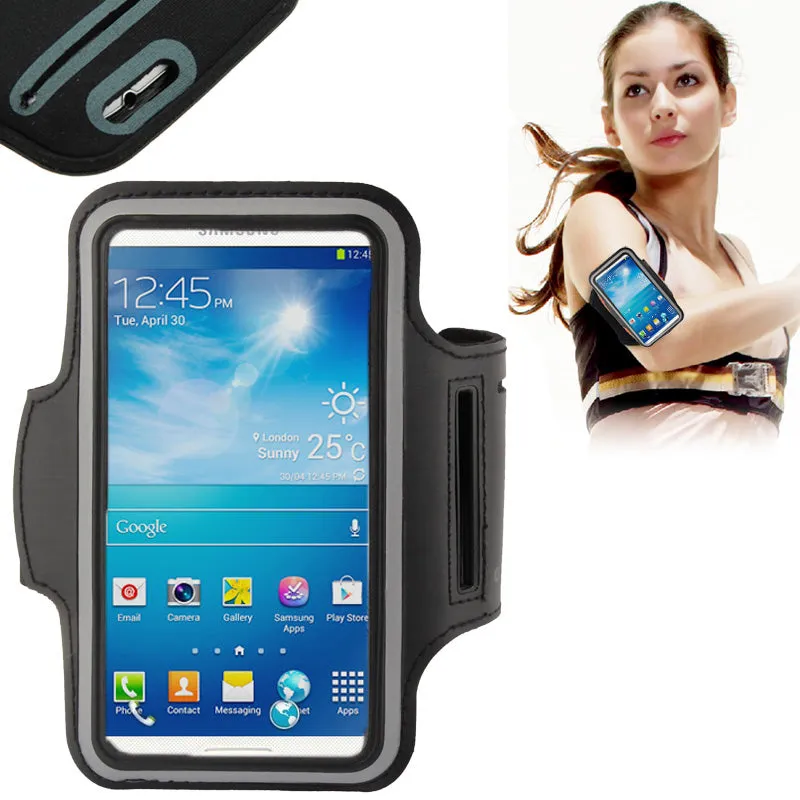 Armband Professional Cover Neoprene Waterproof Wraparound Sport with Buckle for ZTE V1050 Blade 20 Smart (2019) - Black