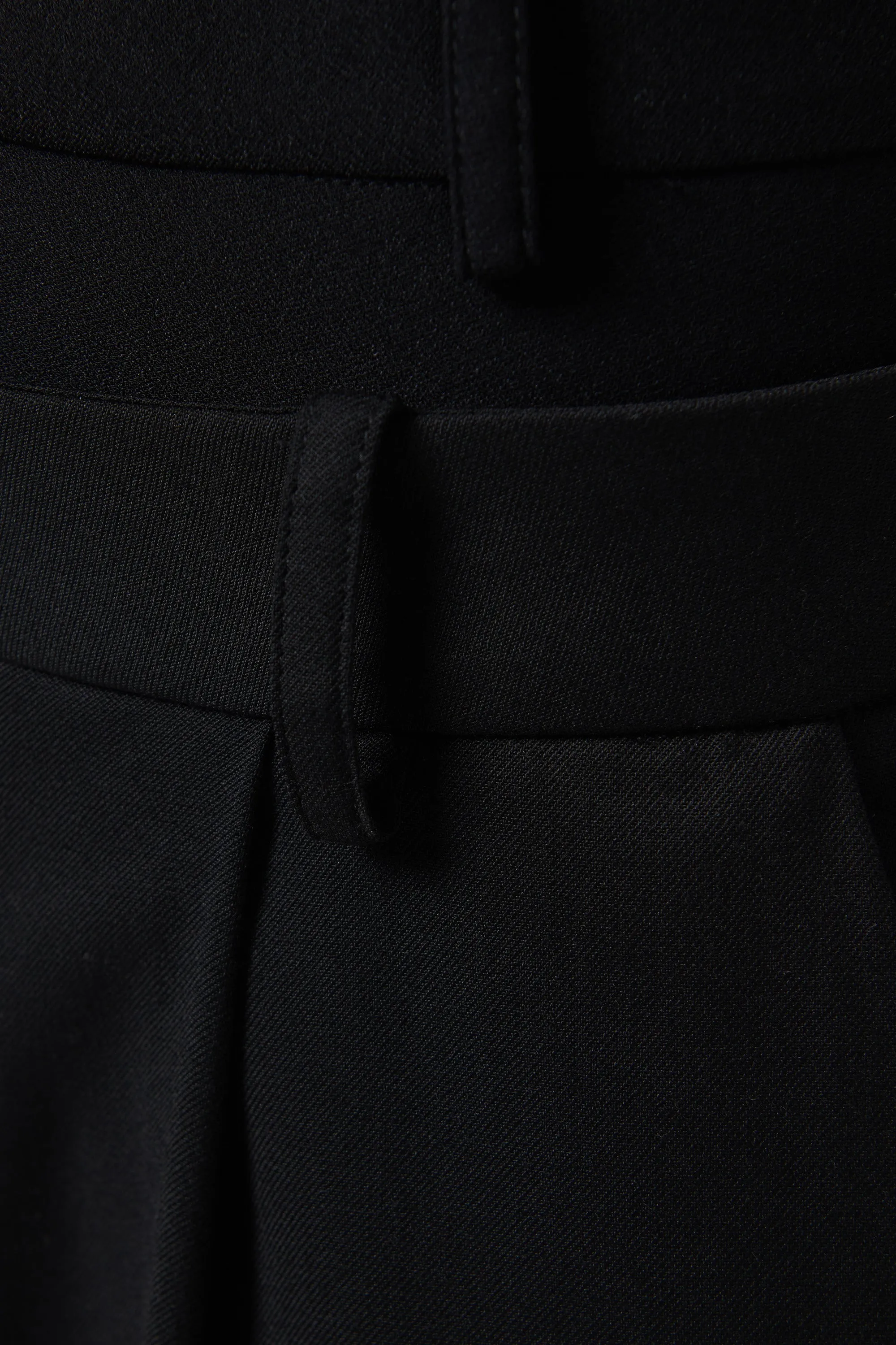 Black Ivlia Wid-Leg Pants