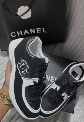 Black/White CC Trainers