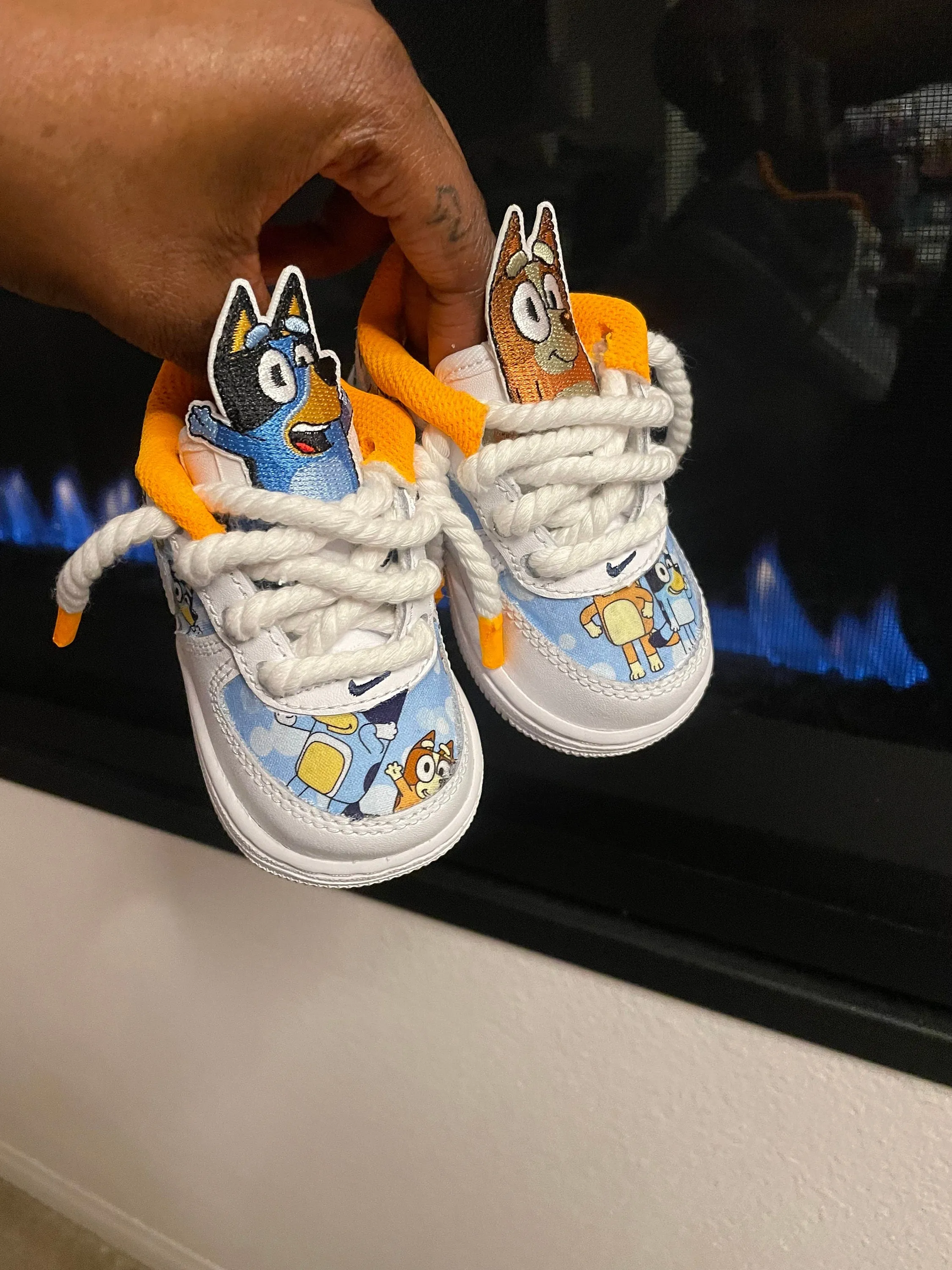 Bluey Cartoon Custom Air Force 1