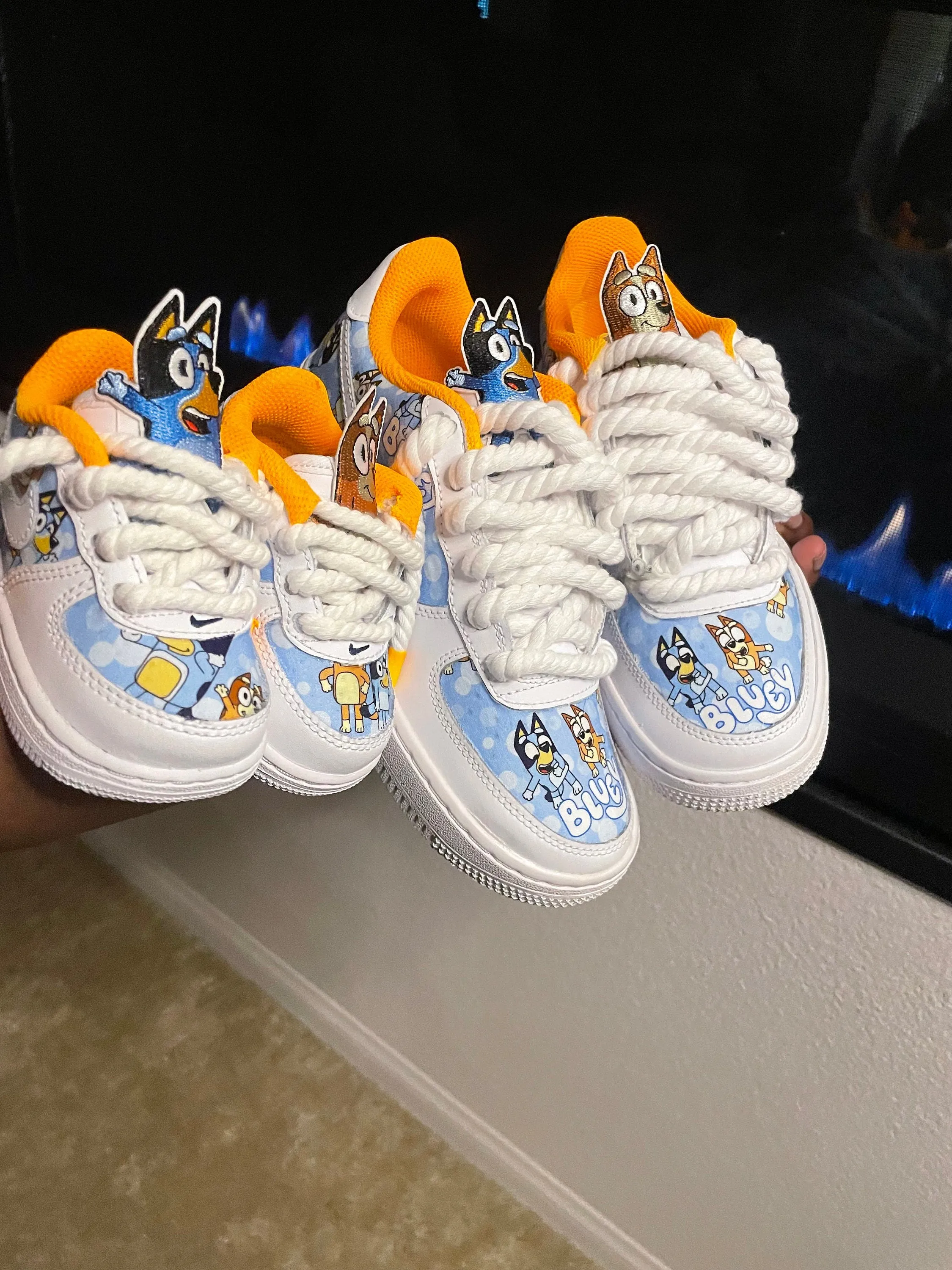 Bluey Cartoon Custom Air Force 1
