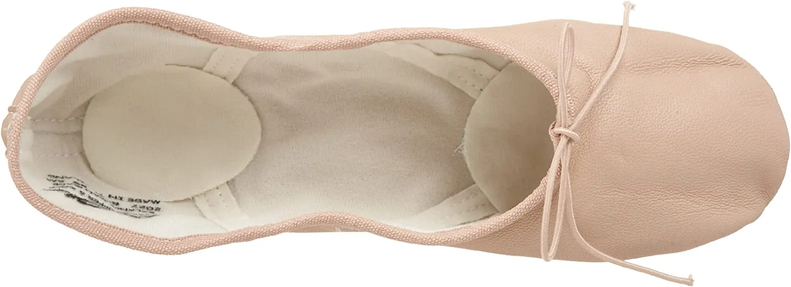 Capezio 2027 Leather Juliet Split-Sole Ballet Shoe - Rose Quartz