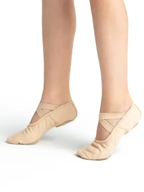 Capezio 2037C Children's Split-Sole Canvas Hanami Ballet Shoe LIGHT PINK