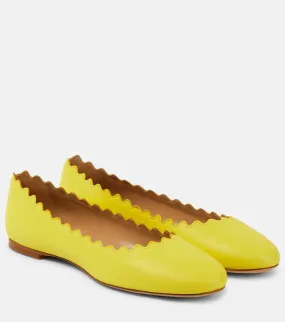 Chloe Lauren leather ballet flats