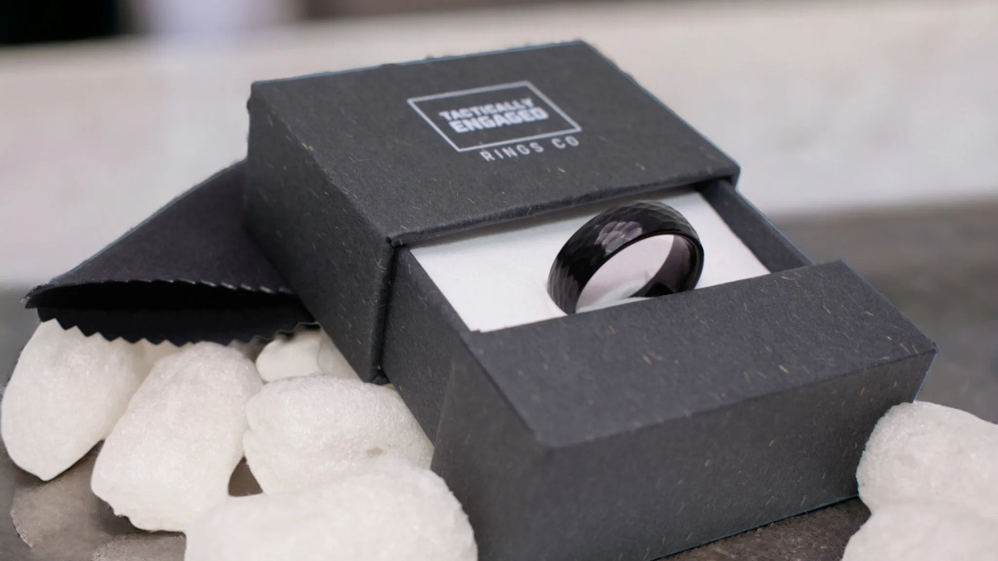 Etched - Tungsten Ring