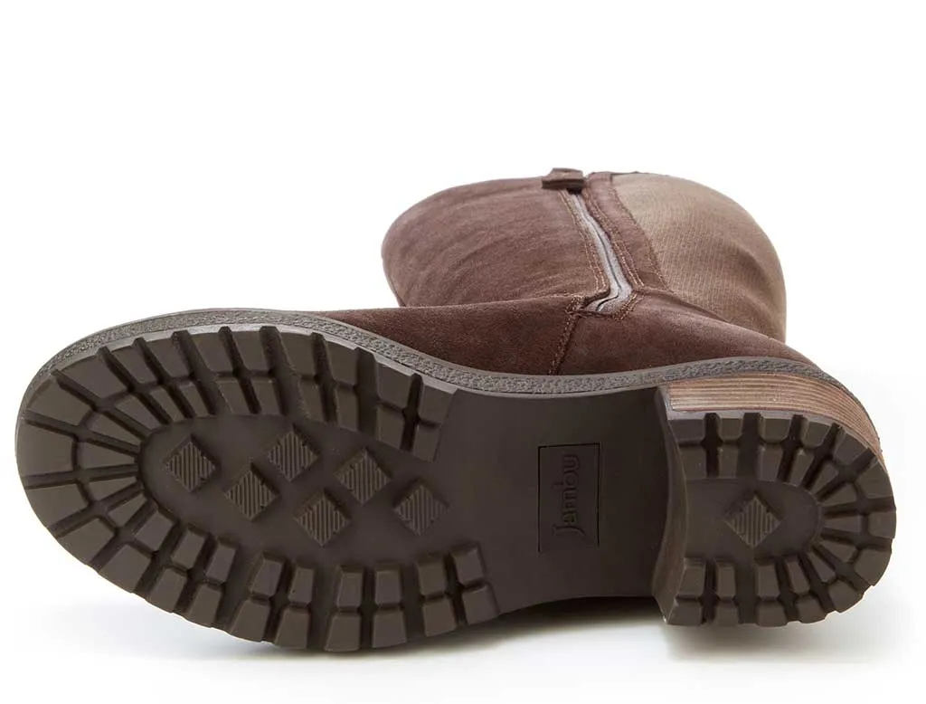 Jambu Women's Doyle Waterproof Dark Brown Suede