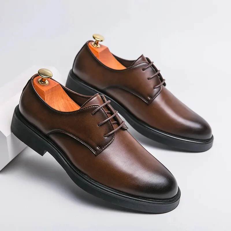 Kasmund - Nette Heren Schoenen Leren Oxford met Strak Vetersysteem