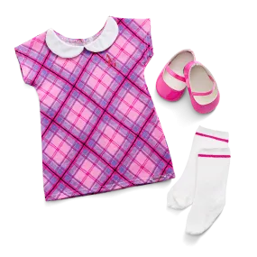 Pretty Plaid Outfit for 18-inch Dolls