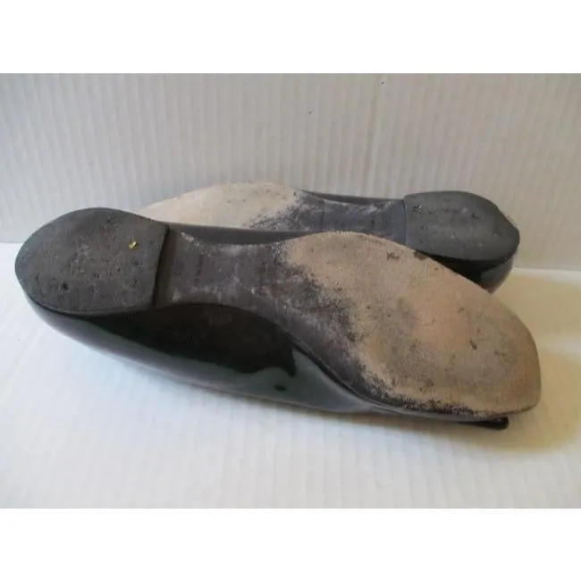 Roger Vivier Green Paris Patent Ballerina Flats Size Us