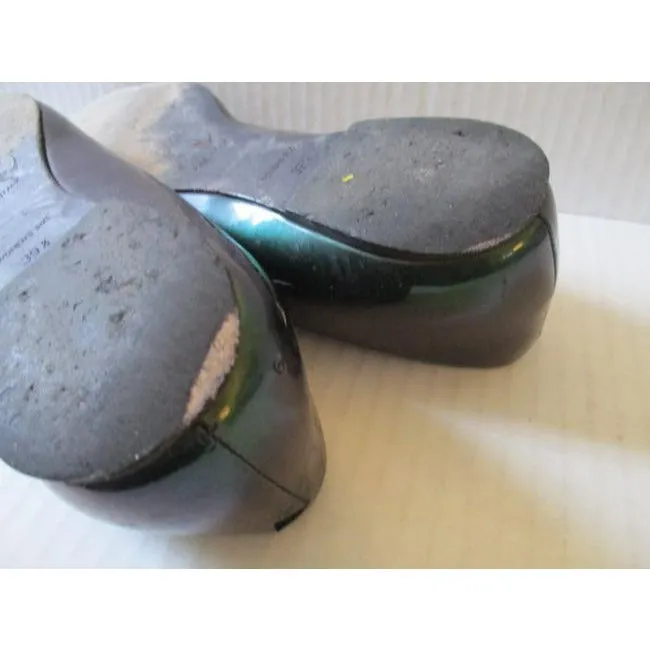 Roger Vivier Green Paris Patent Ballerina Flats Size Us
