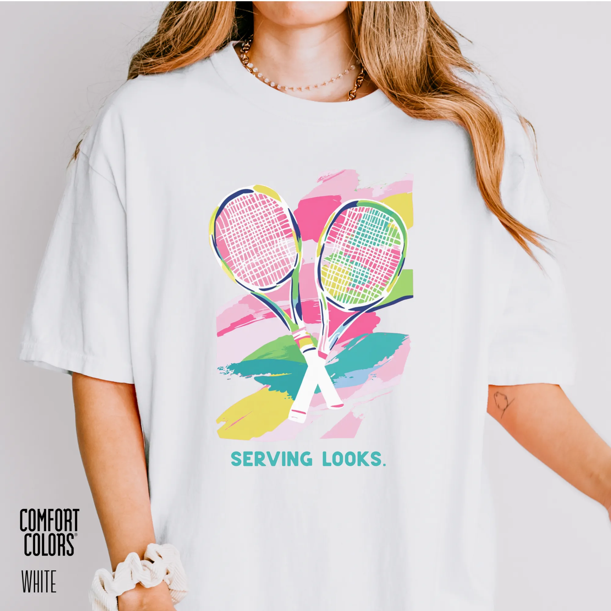 Serving Looks Personalized Tennis Tee