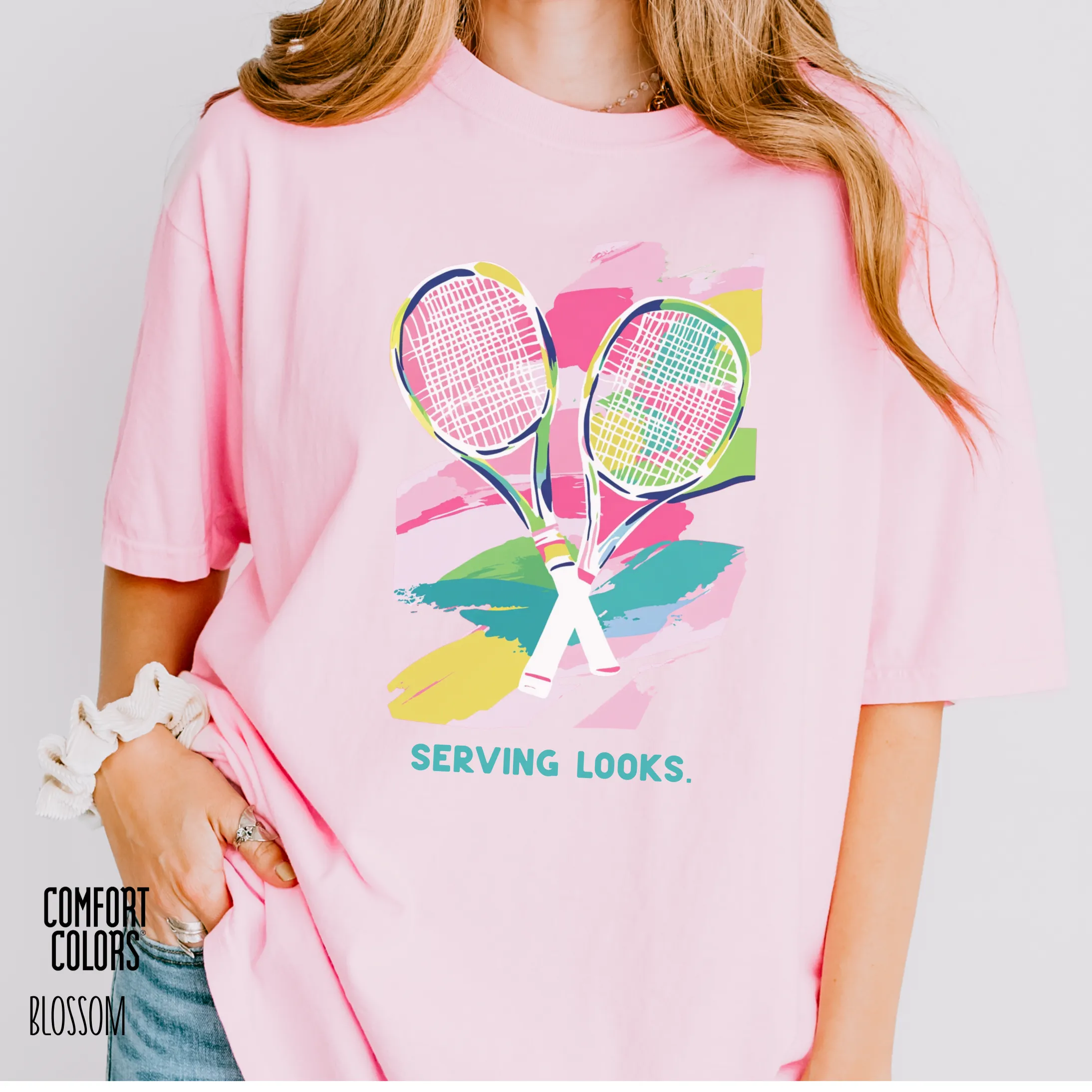 Serving Looks Personalized Tennis Tee